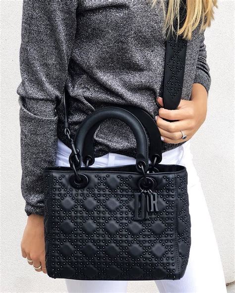 dior matte black lady dior|lady dior tote large black.